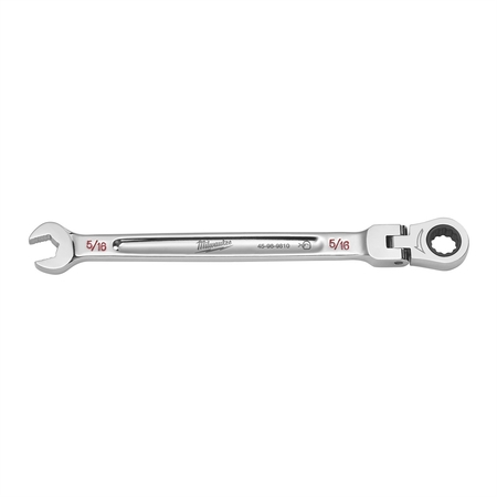 MILWAUKEE TOOL 5/16" Flex Head Ratcheting Combination Wrench 45-96-9810